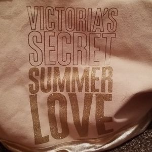 Victoria Secret Glitter Print Beach Bag
